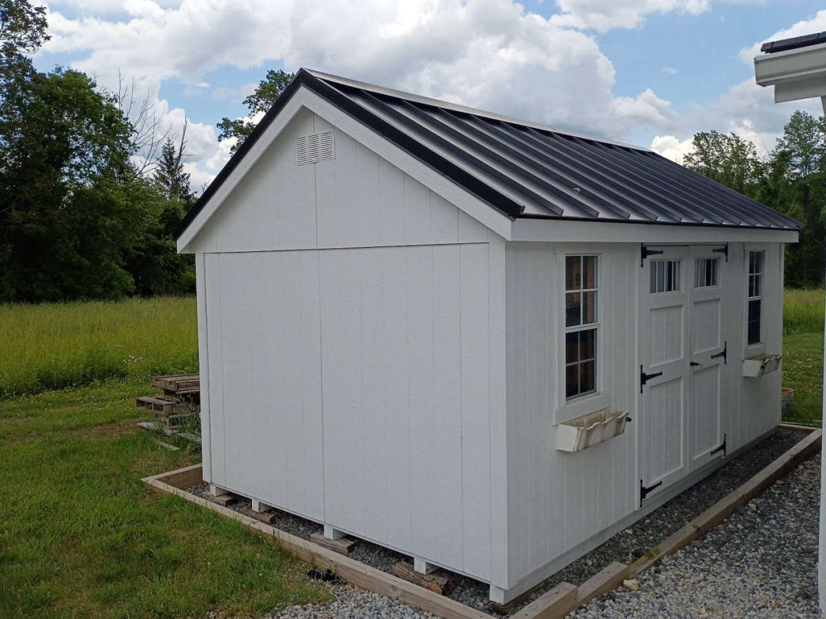 Outbuilding — Standing Seam Metal Roof — Chester, NJ